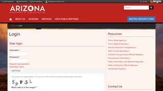 
                            7. Login | ADOA - Arizona Department of Administration - AZ.gov
