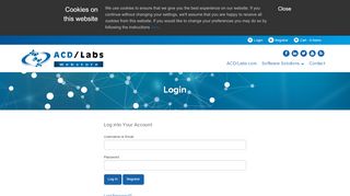 
                            5. Login - Advanced Chemistry Development, Inc.