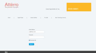 
                            8. Login - Advantage Resourcing - Atterro Career Site