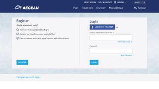 
                            3. Login | Aegean Airlines