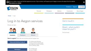 
                            4. Login - Aegon