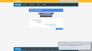 
                            2. Login - Aeria Games