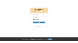 
                            3. Login - AffiliateClub.com