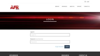 
                            1. Login | AFR Services