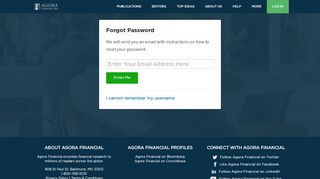 
                            9. Login - Agora Financial