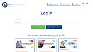 
                            8. Login - AGPAL Accreditation