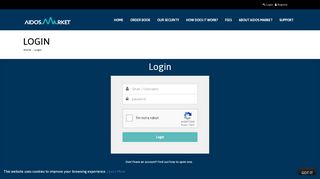 
                            10. Login - Aidos Market