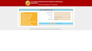 
                            4. Login - AIIMS, Jodhpur