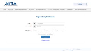 
                            2. Login - AIMA MAT