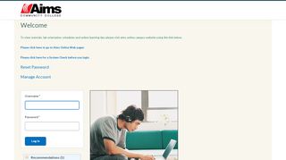 
                            2. Login - Aims Community College