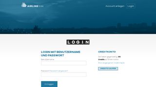 
                            3. Login - AirlineSim