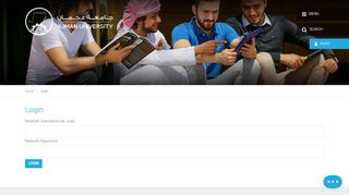 
                            1. Login - Ajman University