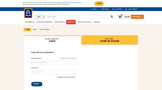 
                            9. Login - ALDI UK