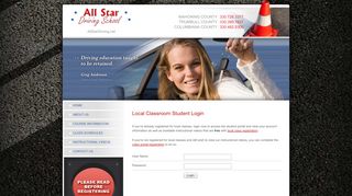 
                            4. Login | All Star Driving School