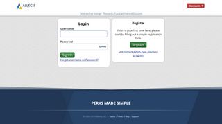 
                            3. Login - Allegis Group Employee Perks