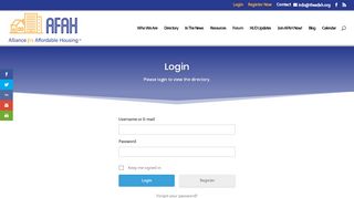 
                            1. Login | Alliance for Affordable Housing