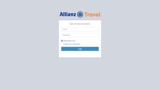 
                            8. Login - Allianz Travel