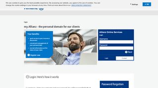 
                            2. Login - Allianz