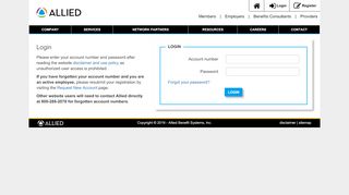 
                            8. Login - Allied Benefit Systems