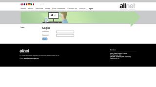 
                            2. Login - Allnet