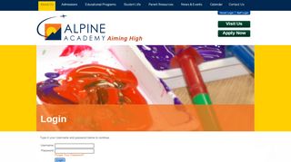 
                            9. Login - Alpine Academy