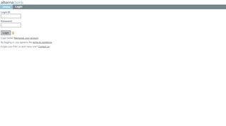 
                            4. Login - Alterna Bank