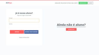 
                            5. Login | Alura Língua - Cursos online