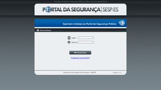 
                            5. Login AM - baon.sesp.es.gov.br