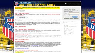 
                            7. Login - Amateur Athletic Union