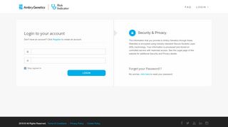 
                            8. Login - Ambry Genetics