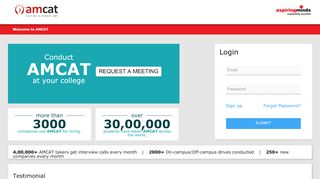 
                            5. Login - AMCAT - myamcat.com