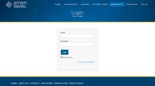 
                            7. Login – AMEN - amensda.org