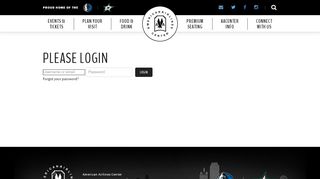 
                            7. Login | American Airlines Center