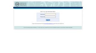 
                            2. Login - American Board of Pediatrics