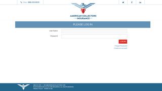 
                            3. Login - American Collectors Insurance