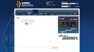 
                            8. Login - American Radio Relay League