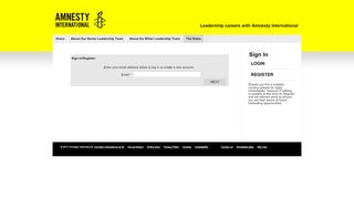 
                            1. Login - Amnesty International - International Secretariat Careers