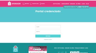 
                            2. Login - Amor Saúde - Quem ama, cuida.