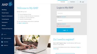 
                            4. Login - AMP - Login to My AMP