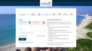 
                            2. Login - AMResorts