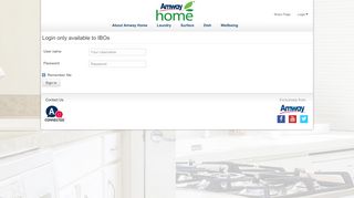 
                            3. Login - Amway Home