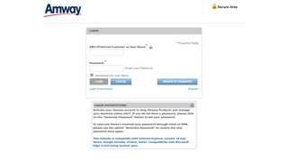 
                            1. Login | Amway Site