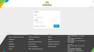 
                            2. Login - Anbima