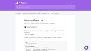 
                            2. Login and basic use | Jottacloud Help Center