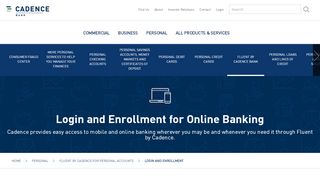 
                            5. Login and Enrollment - Cadence Bank