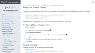 
                            8. Login and Logout Hooks - Jamf Pro Administrator's Guide | Jamf