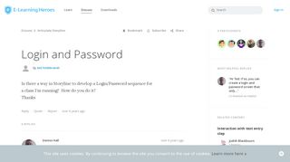 
                            3. Login and Password - Articulate Storyline Discussions - E ...