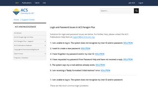 
                            8. Login and Password Issues in ACS Paragon Plus – ACS ...