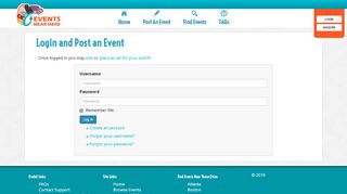 
                            3. Login and Post an Event - Post Events Online for Free at ...