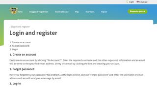 
                            2. Login and Register